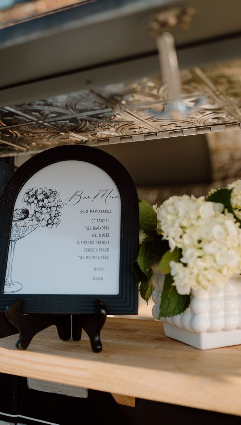 Pappy Hour Mobile Bar Menu Sign