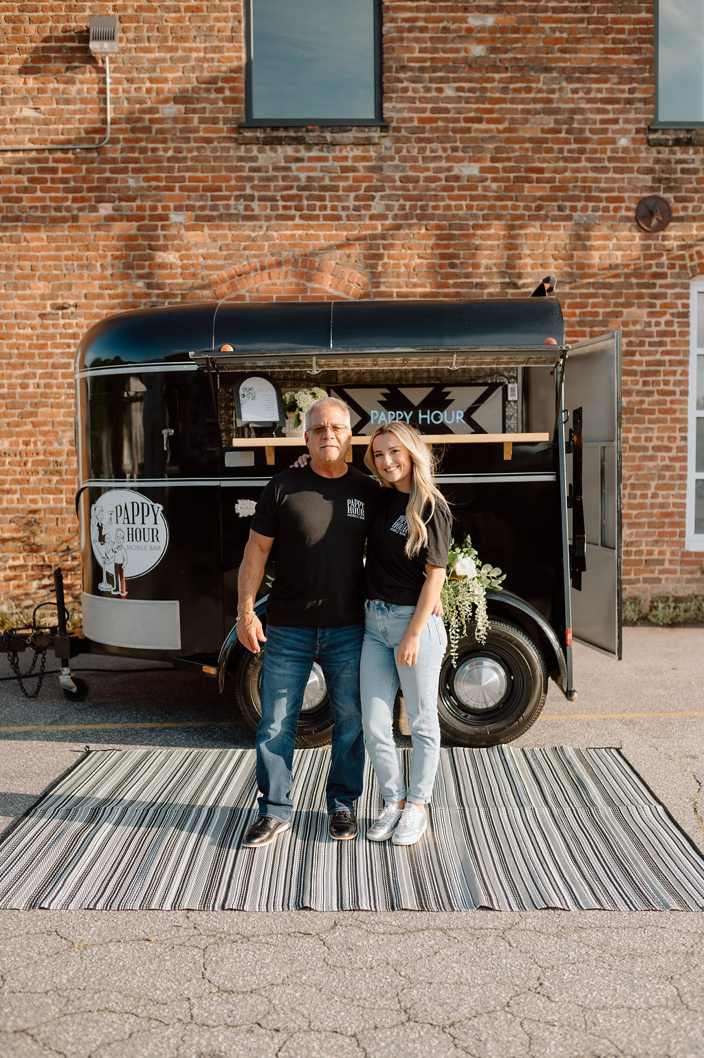 Refurbished Horse Trailer Pappy Hour Mobile Bar